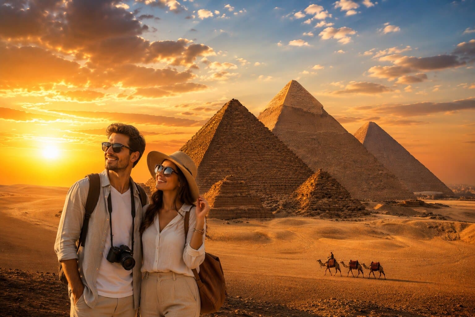 Day 2 Tour to the Pyramids and the Egyptian Museum