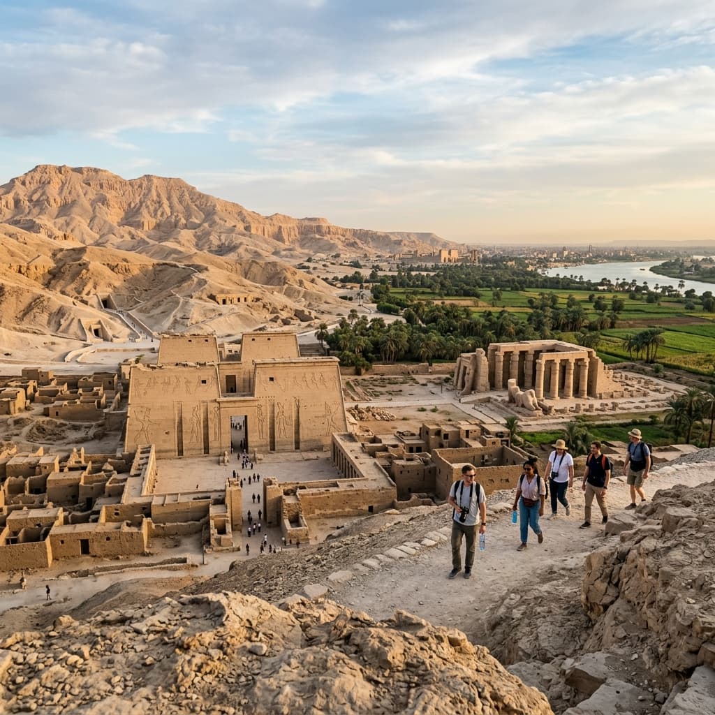 Luxor West Bank Valley of the Queens & Habu Temple Tour