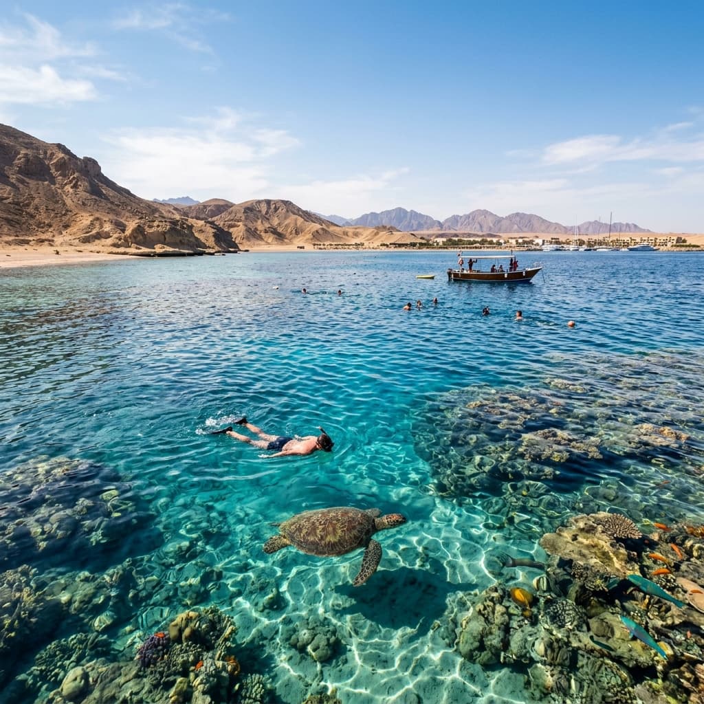 Marsa Mubarak Sea Turtle & Dugong Snorkeling Excursion