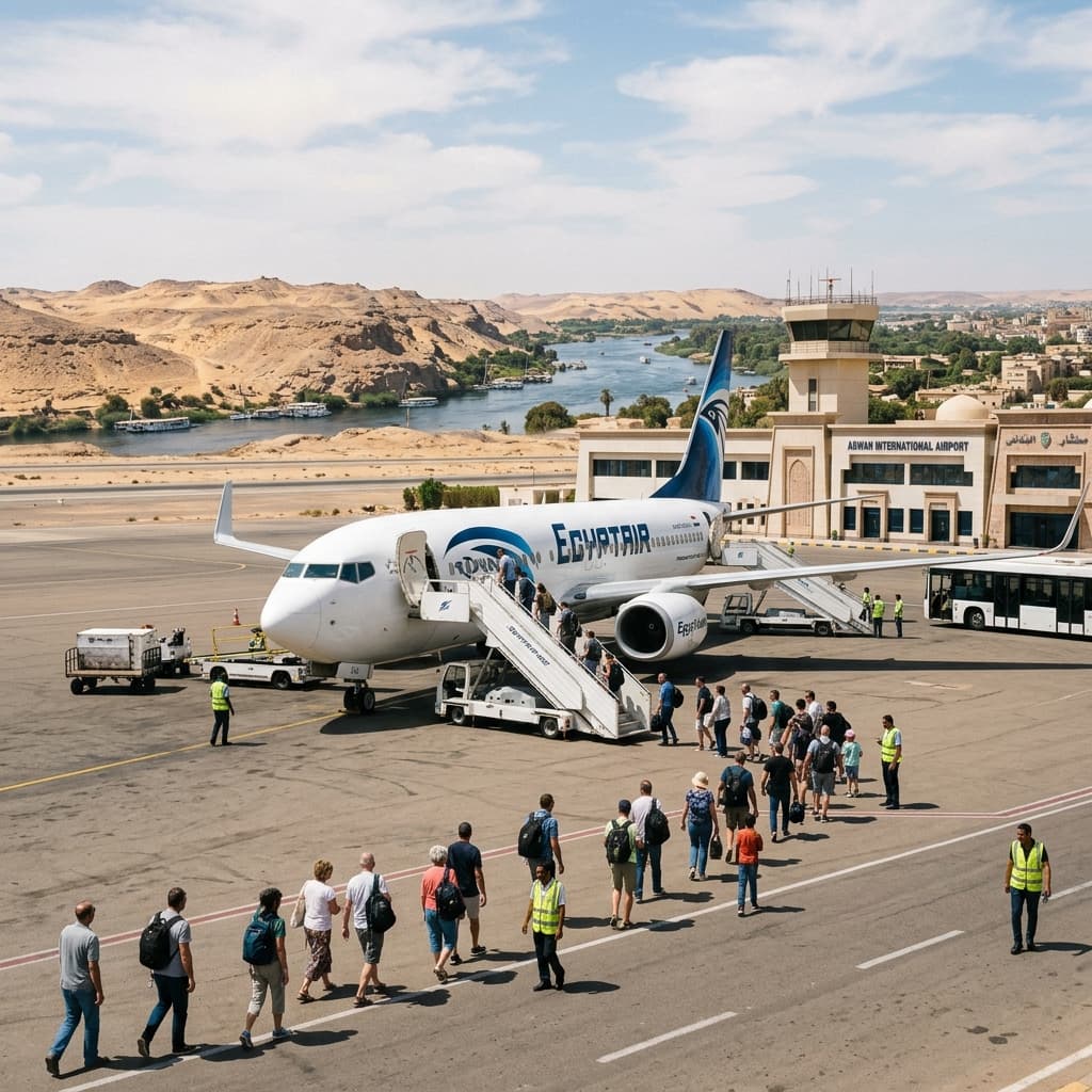 Aswan to Cairo Day Trip by Plane: Pyramids, Sphinx & Museums