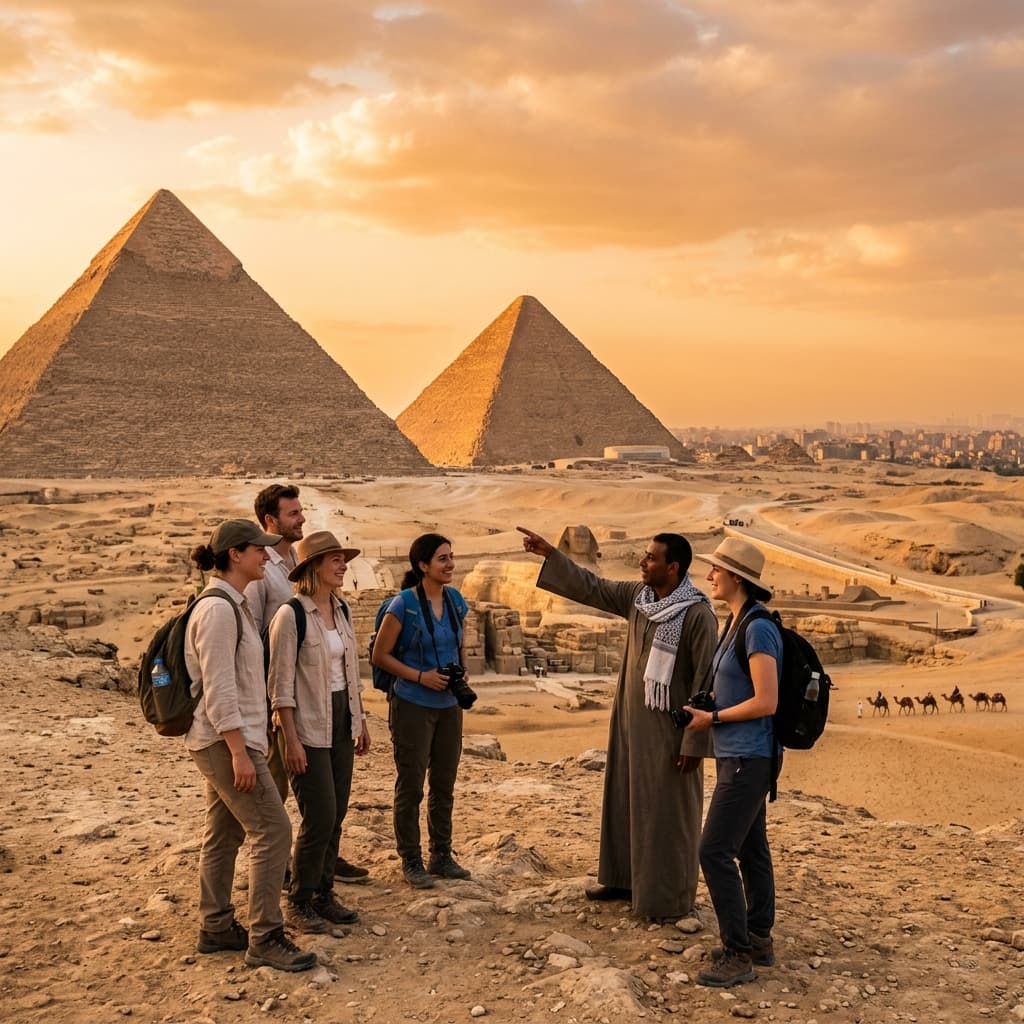 Cairo Airport Stopover Tour: Pyramids, Sphinx & Khan El Khalili