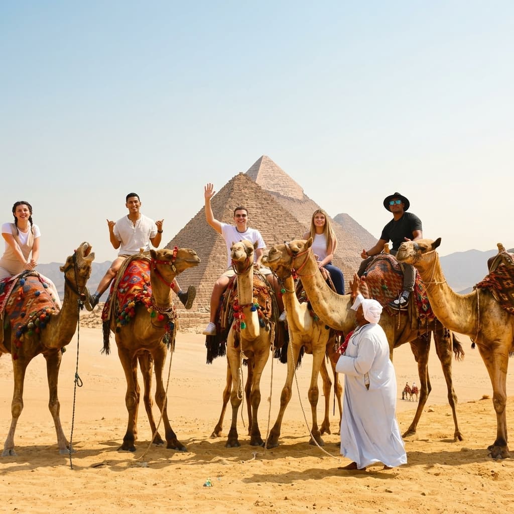 Giza Pyramids Camel Ride | Private Desert Excursion with Sphinx Views