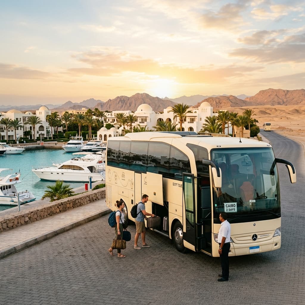 Cairo Overnight Tour by Bus from El Gouna