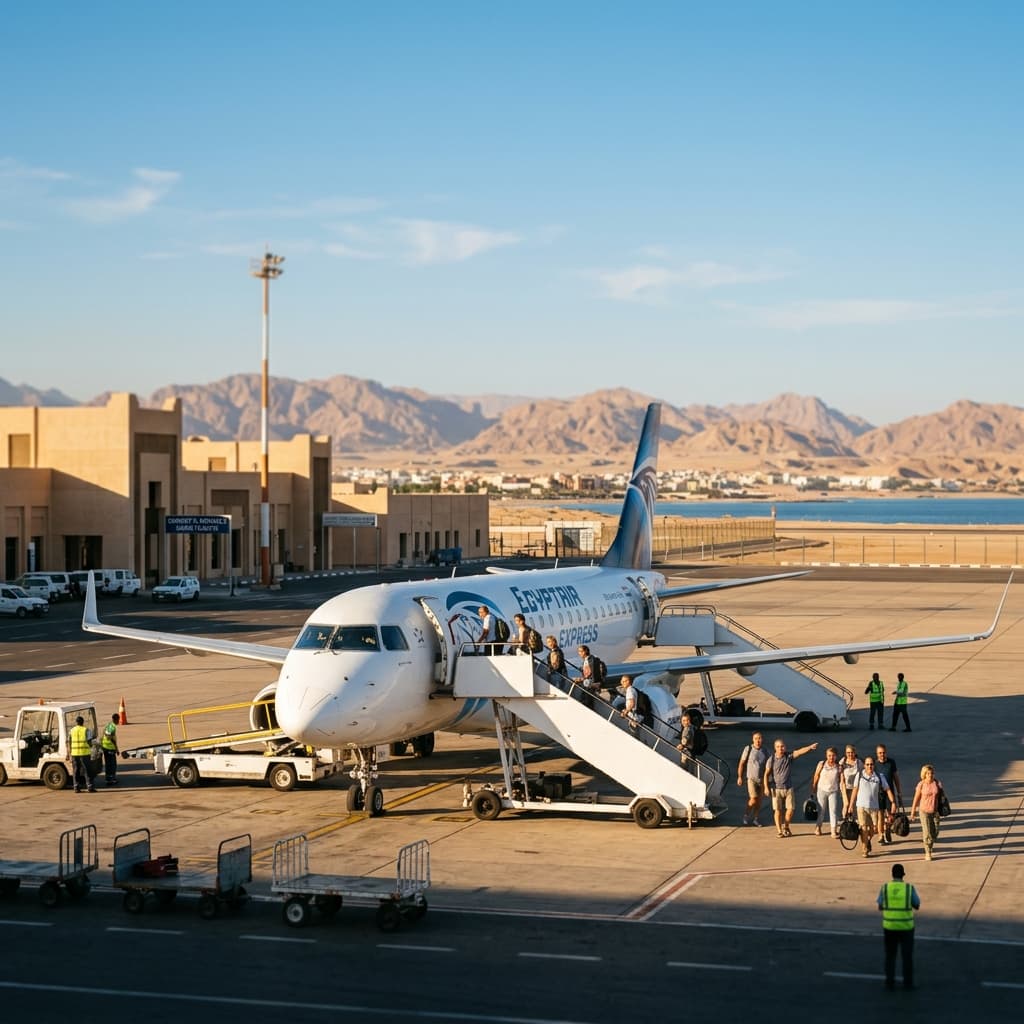 Cairo Overnight Tour by Air from Hurghada: Pyramids, Sphinx & Egyptian Museum