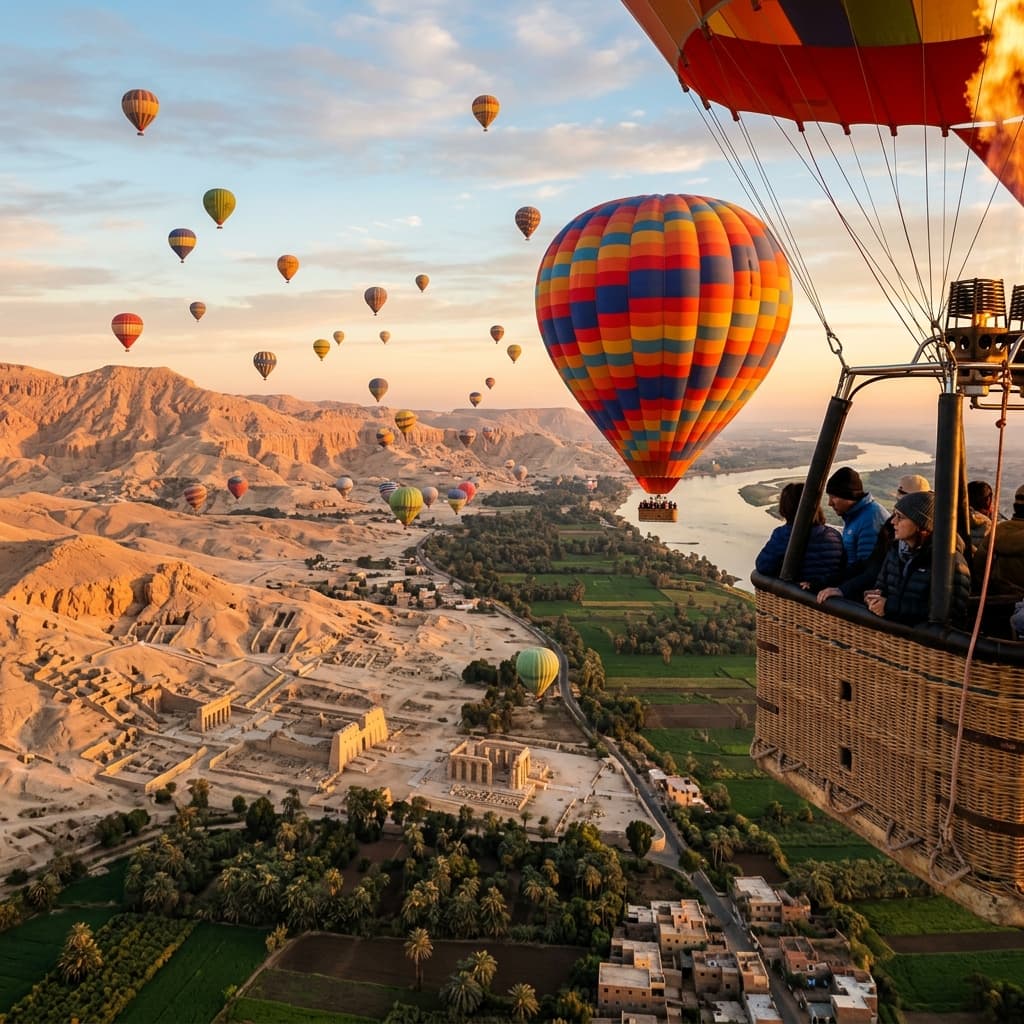 Luxor Sunrise Hot Air Balloon Ride Over the Valley of the Kings