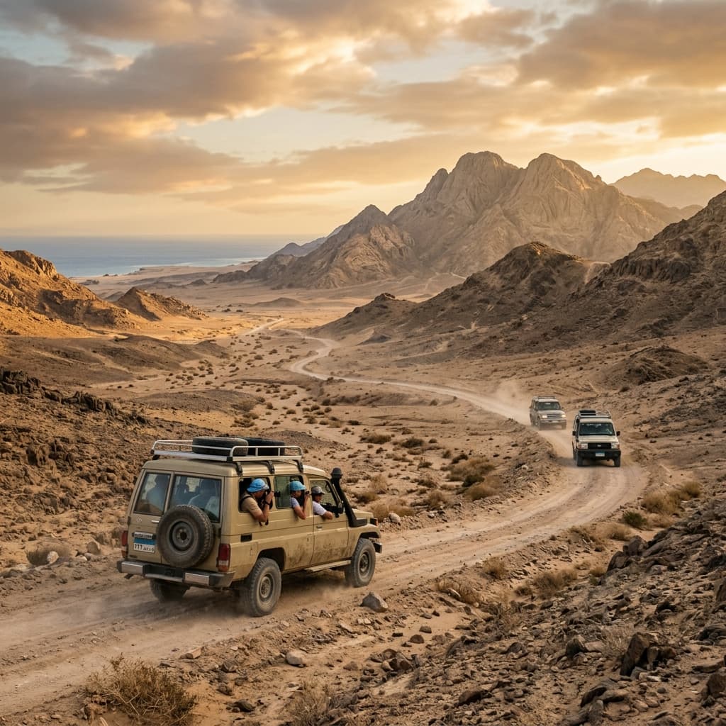 Eastern Desert Quad Bike Safari & Bedouin Adventure from Marsa Alam