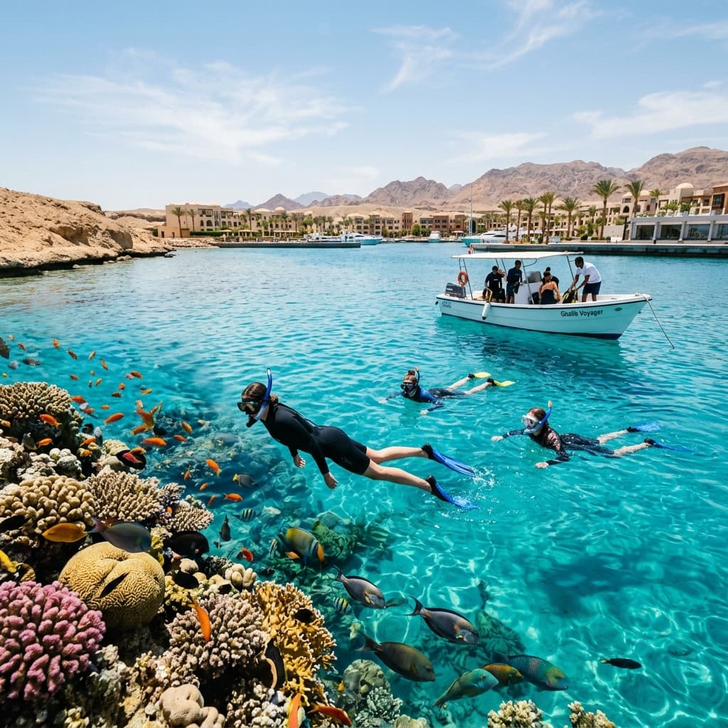 Red Sea Snorkeling Excursion in Port Ghalib