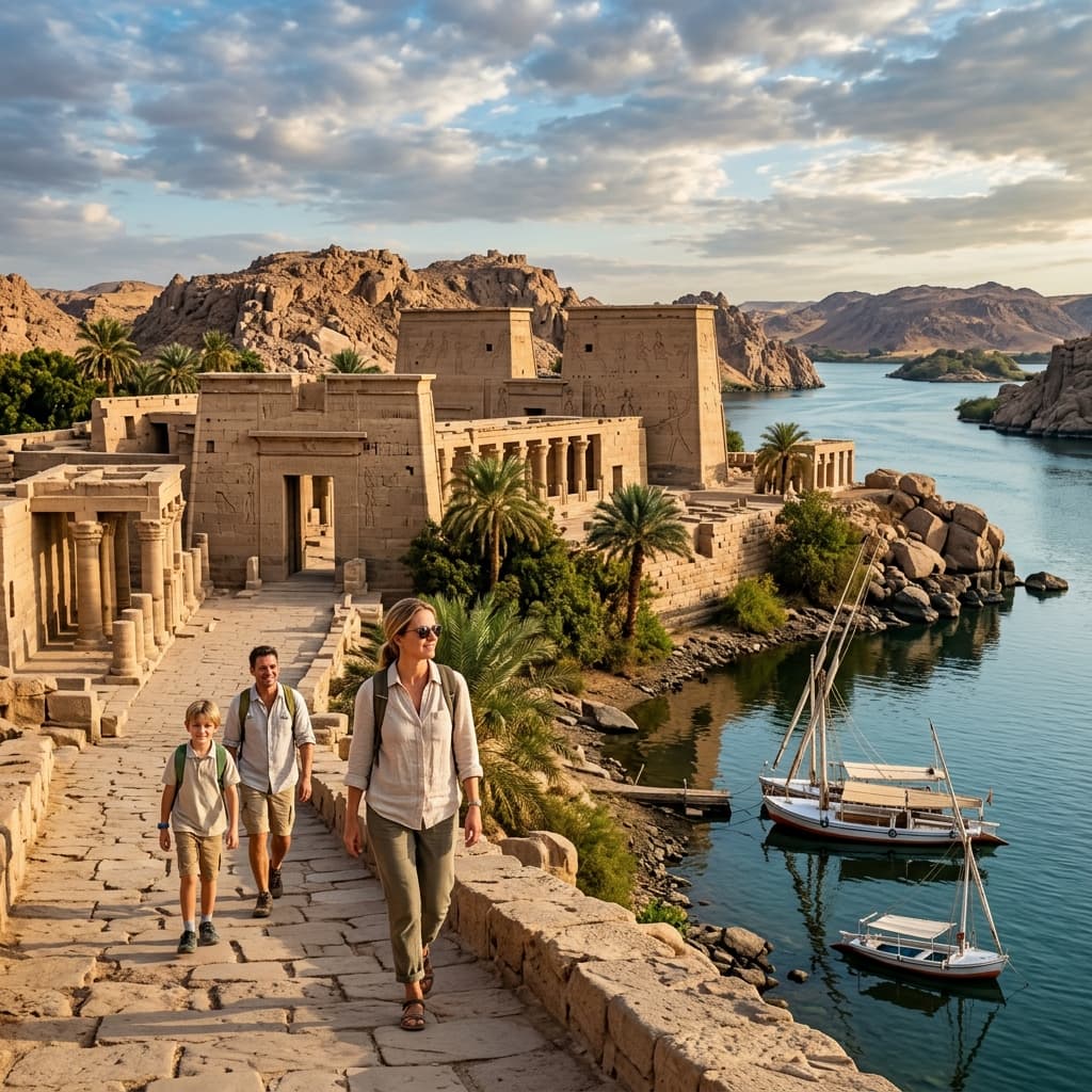 Port Ghalib to Luxor & Aswan Private 2-Day Nile Heritage Tour