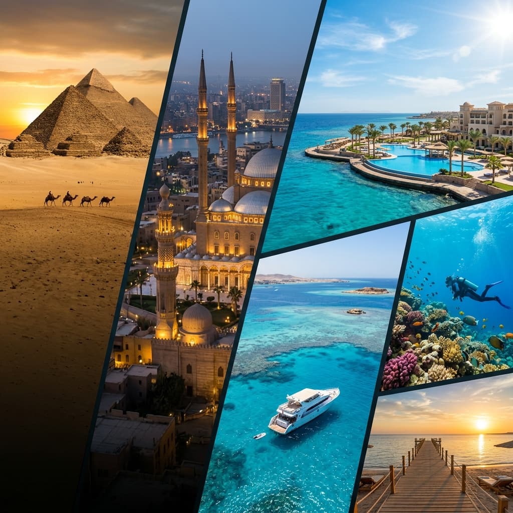 Wonders & Waves: Luxury Cairo & Hurghada Escape