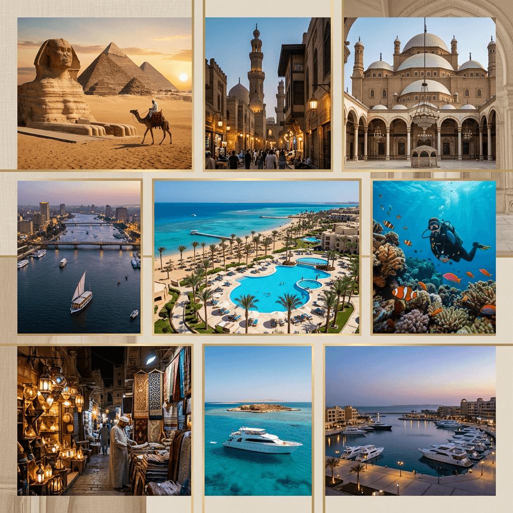 Luxury Cairo, Nile Cruise & Hurghada Retreat
