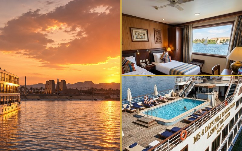 4 Days Nile River Cruise Aswan to Luxor