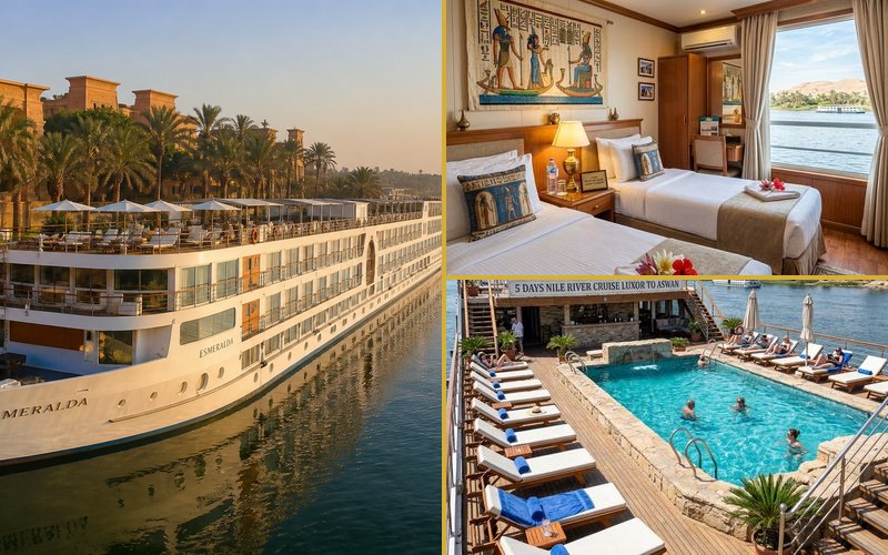 5 Days Nile River Cruise Luxor to Aswan