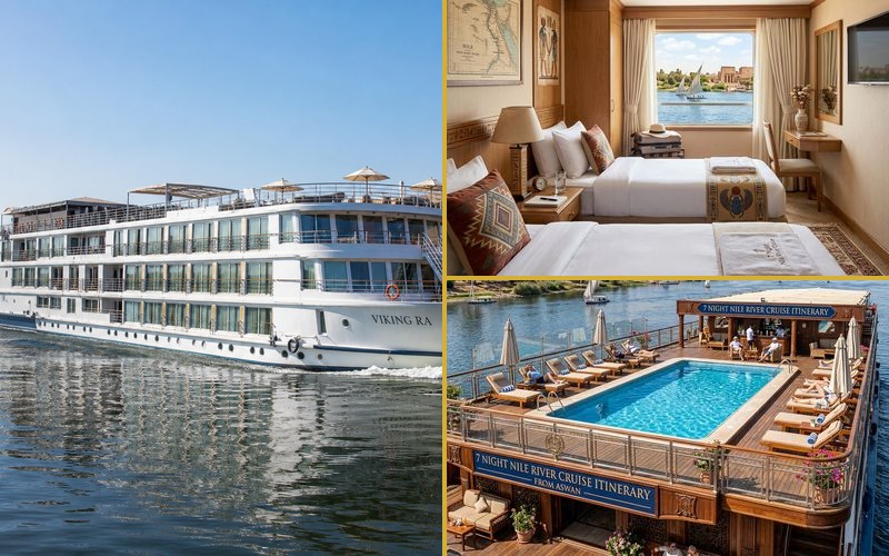 7 Night Nile River Cruise Itinerary from Aswan