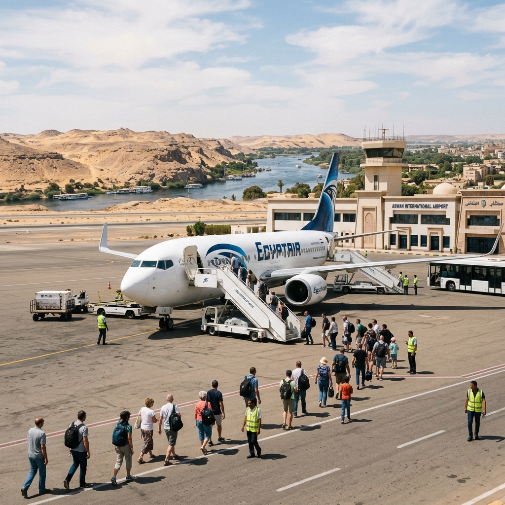 Aswan to Cairo Day Trip by Plane: Pyramids, Sphinx & Museums