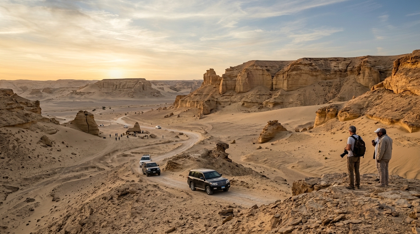 Wadi El Hitan Whale Valley & Fayoum Desert Safari from Cairo