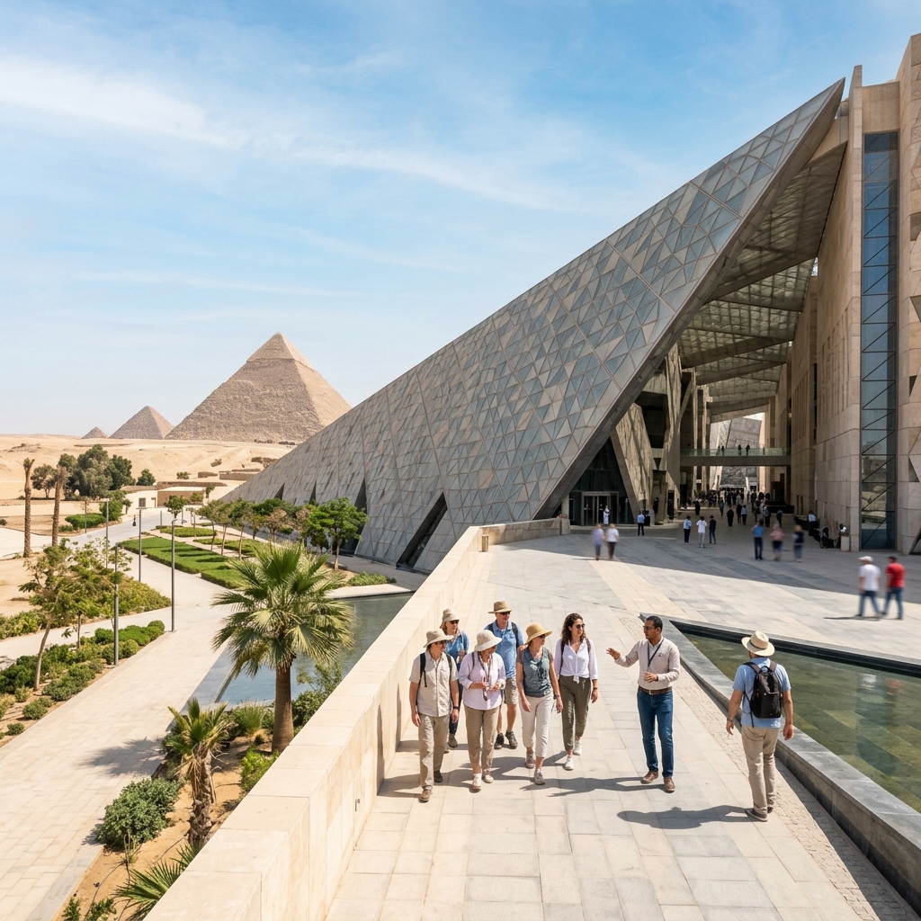 Grand Egyptian Museum Half-Day Private Tour from Cairo