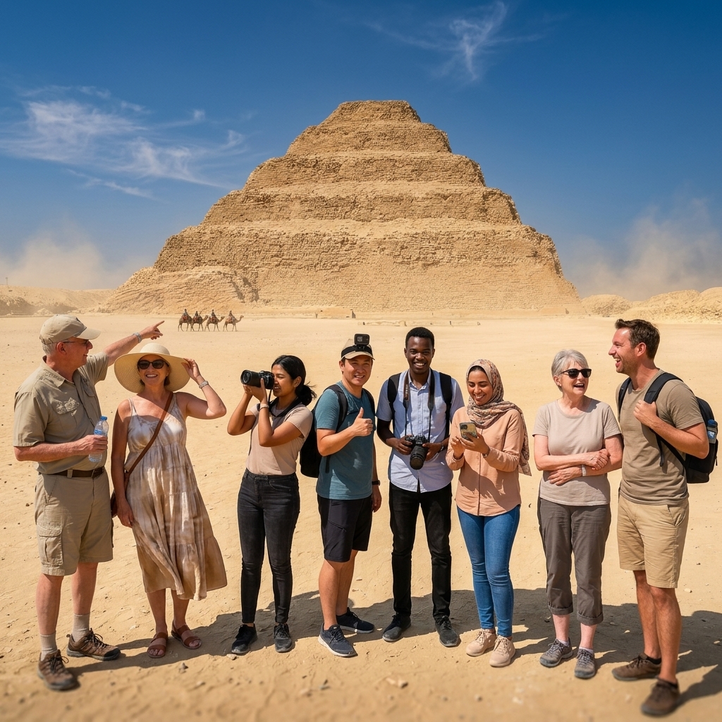 Saqqara Step Pyramid & Memphis Private Full-Day Tour
