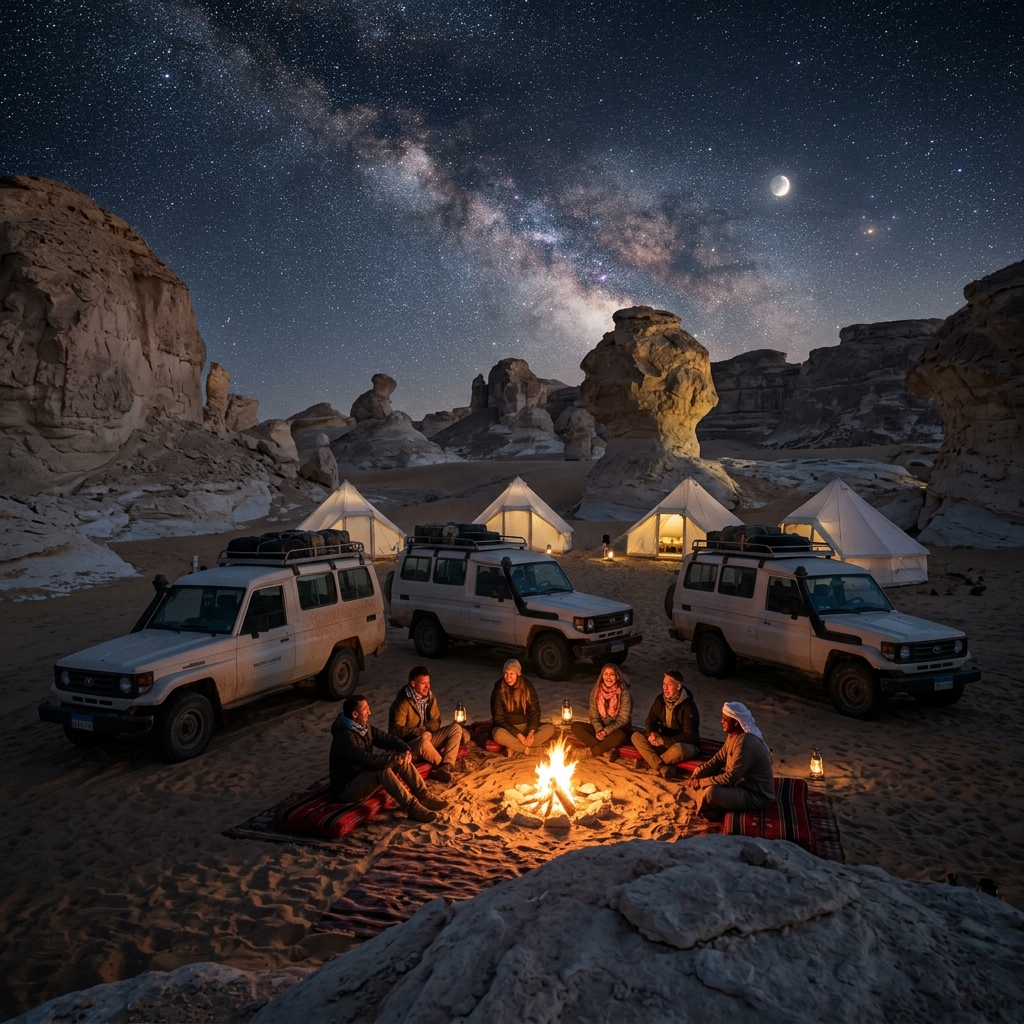 Bahariya Oasis & White Desert Overnight Safari Adventure from Cairo