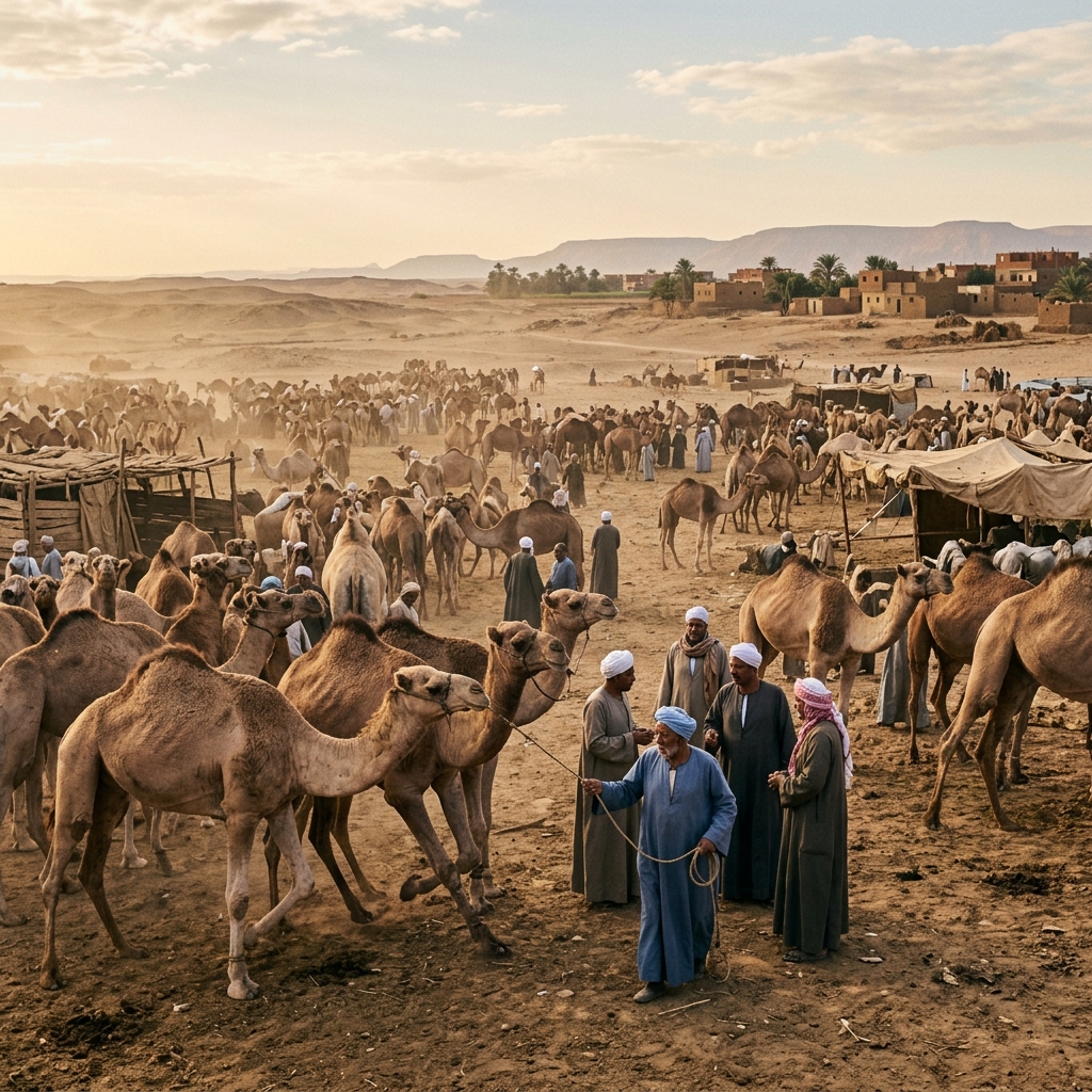 Birqash Camel Market Cultural Day Tour from Cairo