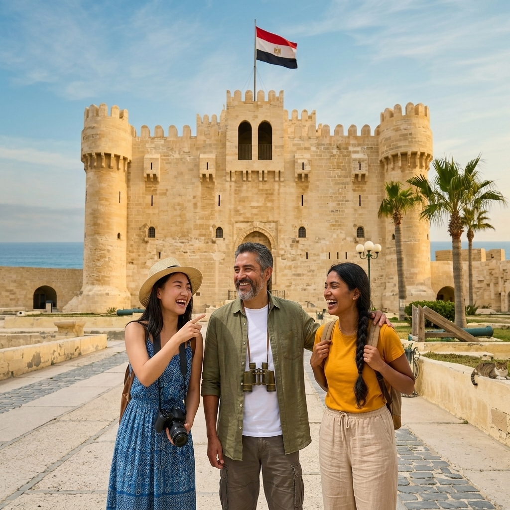 Alexandria Day Trip from Cairo by Private Car | Catacombs, Citadel & Library