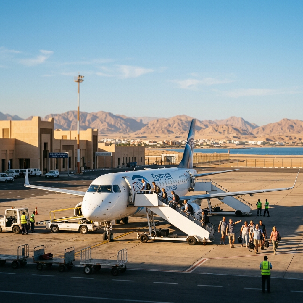 Cairo Overnight Tour by Air from Hurghada: Pyramids, Sphinx & Egyptian Museum