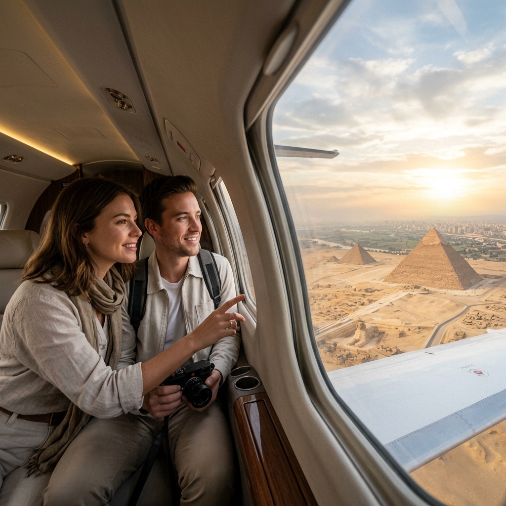 Giza Pyramids Day Trip from Hurghada by Plane