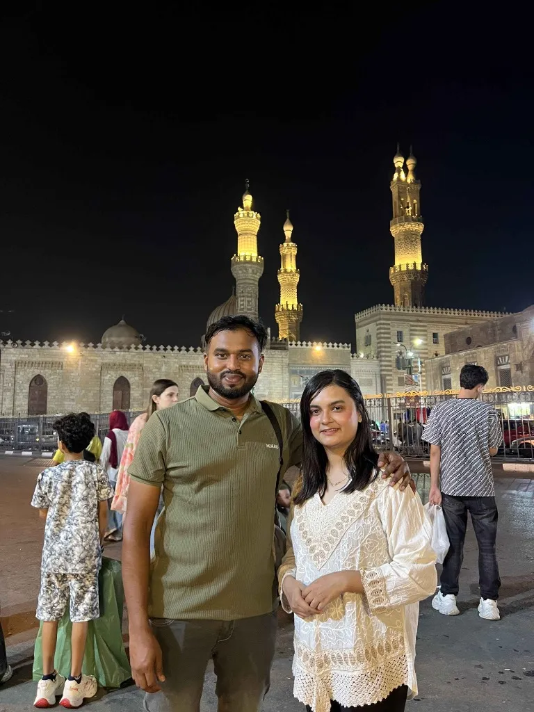 Mr & Mrs Sezan at Khan el-Khalili Bazaar